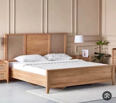 King size bed with medical mattress for sale