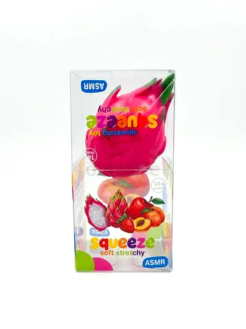 Popular Crunchy Dragon Fruit Squishy Toy with Original Box (Satisfying ASMR Stress Reliever)