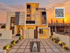 Villa for sale in Al-Haliyo area, ground floor, first floor and roof