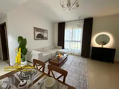 Luxury, first-occupancy apartment. one bedroom, a living room, and an open balcony. Located in Al Ya