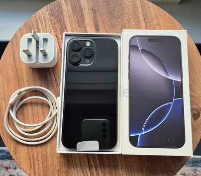 iPhone 16 Pro Max 256 GB excellent condition with original Box, original cable + original adapter