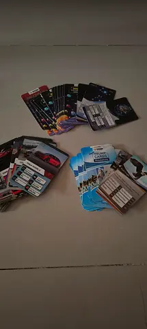 Assorted collectible trading cards - mixed sets (used)