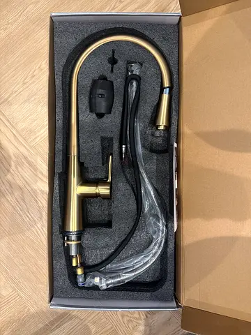 Brushed Gold Kitchen Sink Faucet - Brand New in Box