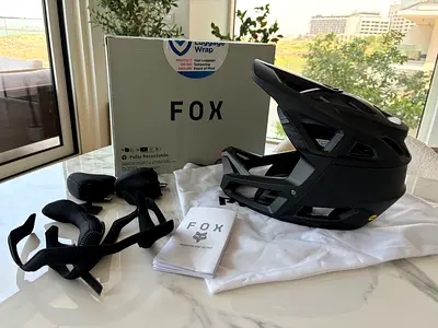Fox Proframe MIPS Full-Face MTB Helmet – Matte Black – Medium (55–59cm)