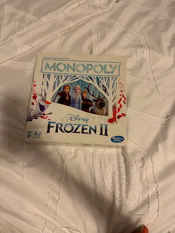 Disney Frozen II Monopoly board game - lightly used
