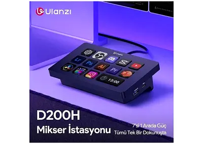 Ulanzi Deck Dock D200H Stream Deck & 7-in-1 USB Docking Station
