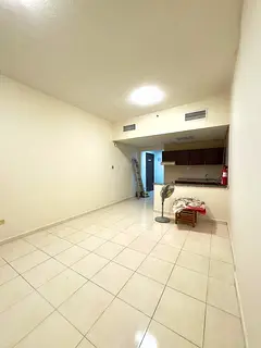 Big Studio Apartment with Balcony available for yearly Rent – 25K ,Near dubai border & Al Nahda Pa