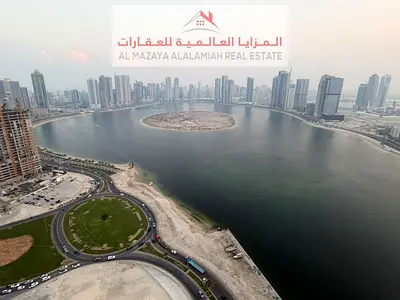 Luxury Fully Furnished 3-Bedroom Apartment for Rent in Al Khan, Al Shati Tower 1 | Maid’s Room with Private Bathroom, Storage Room, 2 Balconies & Full