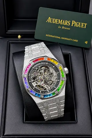 Available new 😍Audemars Piguet Royal Oak Frosted bezel 😍😍 Double Balance Wheel Openworked with a