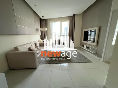 Furnished 1 BR Apartment with Water View in Dubai