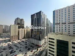 Spacious Glass Wall Apartment in Al Taawun | 30 Days Free | Balcony | Free Pool, Gym & Maintenance