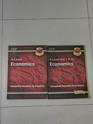 CGP A-Level Economics & A-Level Year 1 & AS Economics - Complete Revision & Practice (2 books)