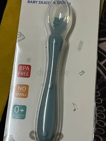 Premium Hada Bear Baby Soft Silicone Feeding Spoon - Brand New