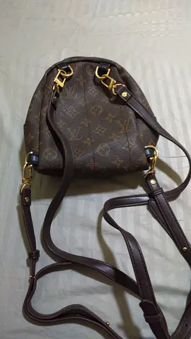 Brown monogram small crossbody/shoulder bag with adjustable strap