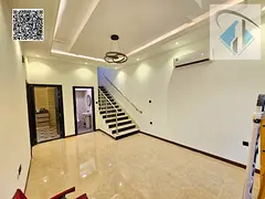 Distinctive villa for rent, located opposite a mosque and across from Al Rahmaniya, Sharjah. Move-in
