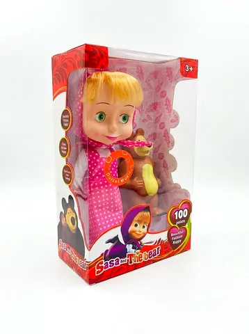 Brand New Masha & The Bear Style Cute Doll Set with Music