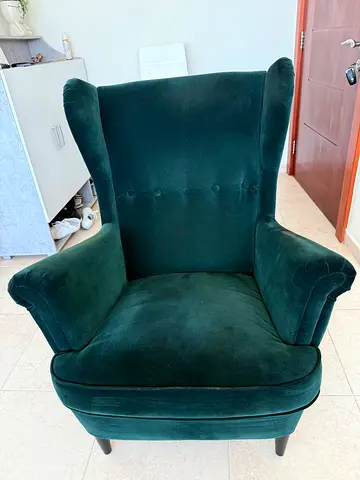 2 Wing Chairs, Tommaboda deep green