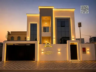فيلا للبيع في منطقه الياسمين عجمان طابقين بسعر ممتاز تملك حر فناء واسع موقع متميز