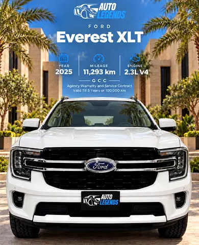 Ford Everest XLT - Agency Warranty and Service Contract Included