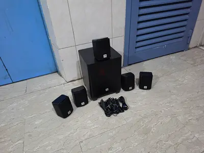JBL Cinema 5.1 Subwoofer Speakers Set with accessories (No Amp included) in excellent working