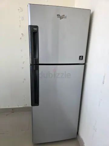 Whirlpool double-door refrigerator in good working condition