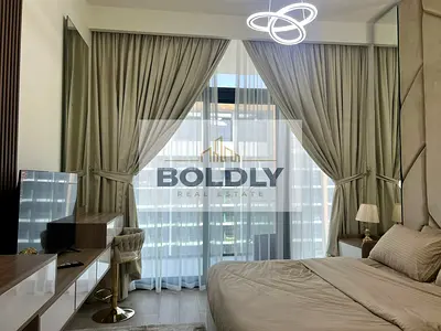Elegant Furnished Studio | Azizi Riviera 46 | Premium Urban Living