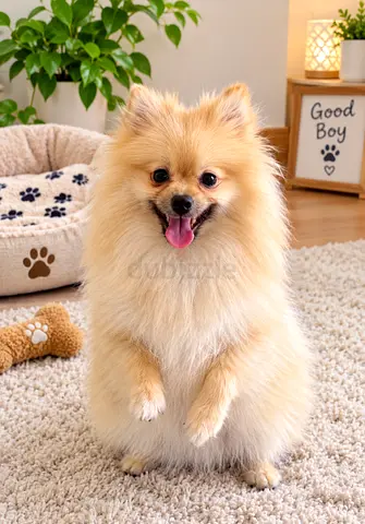 Friendly Pomeranian looking for a new home well behaved, vaccinated