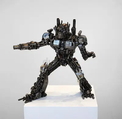 Optimus Prime-Inspired Metal Sculpture – 61 cm