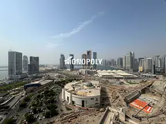 Huge Apartment with Sea View Balcony & Glass Wall | Built-in Wardrobes | 30 Days Free | Pool, Gym &