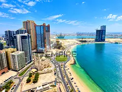 Luxury apartment Full Sea view balcony, gym, pool, free with kids one month free big space parking f
