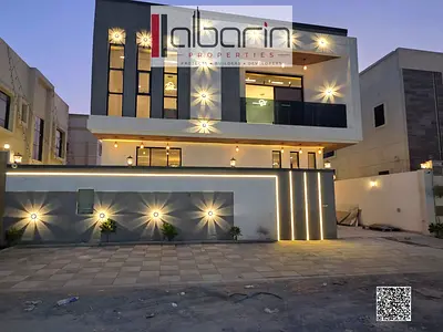 فيلا مستقلة مودرن للبيع في الحليو 2 عجمان 5 غرف ماستر  شاملة رسوم التسجيل 3,344 قدم²