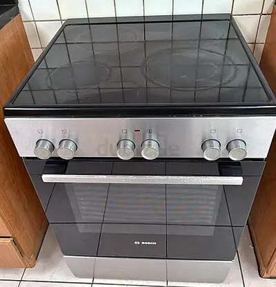 Bosch Stainless Steel Ceramic Hob & Electric Oven - Good Condition