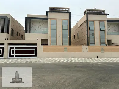 For sale, a villa in Ajman Al Yasmeen, 4 master rooms, a Majles room, a hall, and a maid’s room, freehold for all nationalities, Installment with out