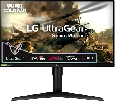 LG Ultragear 27 Inch IPS 240Hz Full HD 1ms G-Sync Gaming Monitor 27GN750