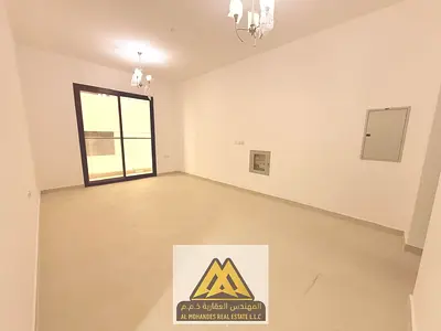 Brand-new 1-bedroom apartment in Al Jurf 3, Ajman, with 2 bathrooms, balcony, central AC and excellent finishes. AED 33,000 yearly, 4 payments.