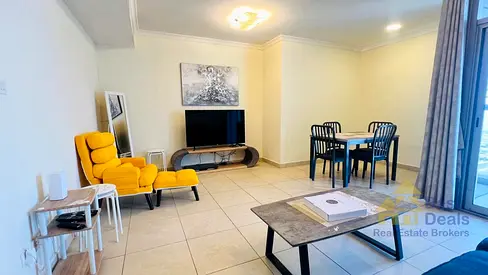 Furnished 2BR | High-Floor | Balcony | Global Lake View JLT