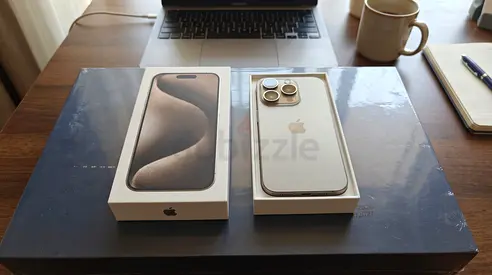 ✨ SUPERB CONDITION! iPhone 15 Pro (256GB) – Natural Titanium (TDRA) ✨
