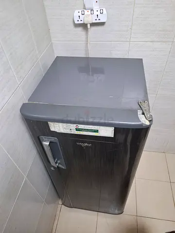 Used single-door mini refrigerator - good working condition