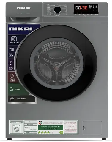 🔥 . Nikai NWM700FN6S.Front Load Washing Machine – Great Deal! Almost New. 🔥