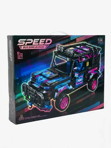 Cyberpunk Off-Road Defender Car Building Blocks (768 Pcs) – Brand New