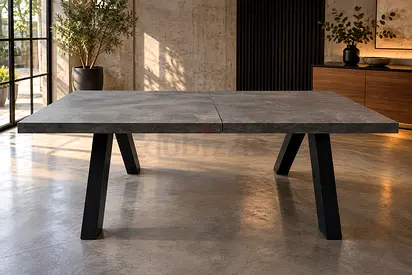Grey dinning table