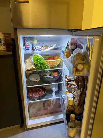 Well-maintained single-door refrigerator in good working condition