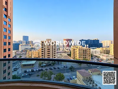 شقة غرفتين وصالة للبيع في برج النعيمية B8، عجمان | مساحة واسعة | موقع مميز