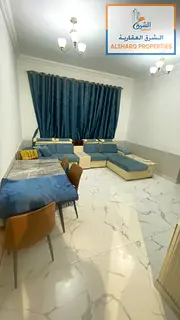 **Furnished 1-Bedroom Apartment for Rent | Al Waha Towers, Al Rashidiya 1, Ajman** **All Bills and I