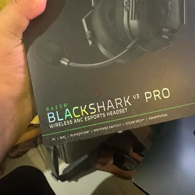 Razer BlackShark V3 Pro Wireless ANC Headset, used 2-3 times, boxed