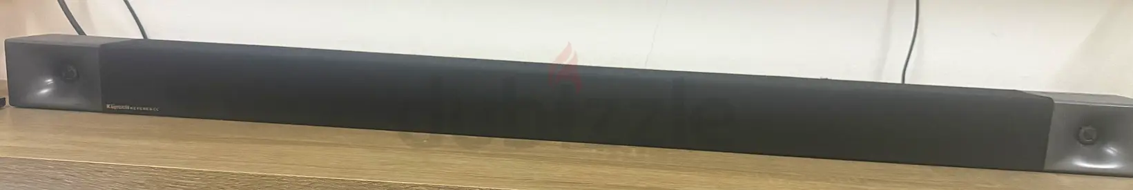 Used slim soundbar with wireless subwoofer (black) - good condition