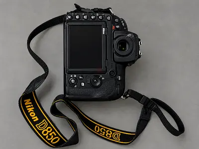 Nikon D850 DSLR body with Nikon 200-500mm tele lens or without lens - used, good condition