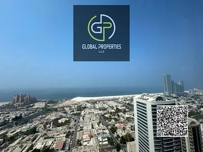 3 BHK Sea View Apartment with maids room for Rent in Ajman One Towers