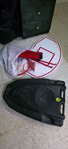 Portable Kids Basketball Hoop Set with Base and Rim