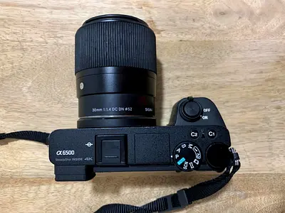 Sony a6500 Mirrorless Camera + 3 Lenses (Sigma 16mm, Sigma 30mm, Sony 55-210mm)